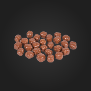 Cuburi de cocos în ciocolată cu lapte